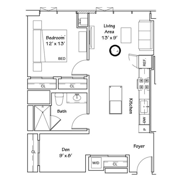 1 bedroom apartment for rent