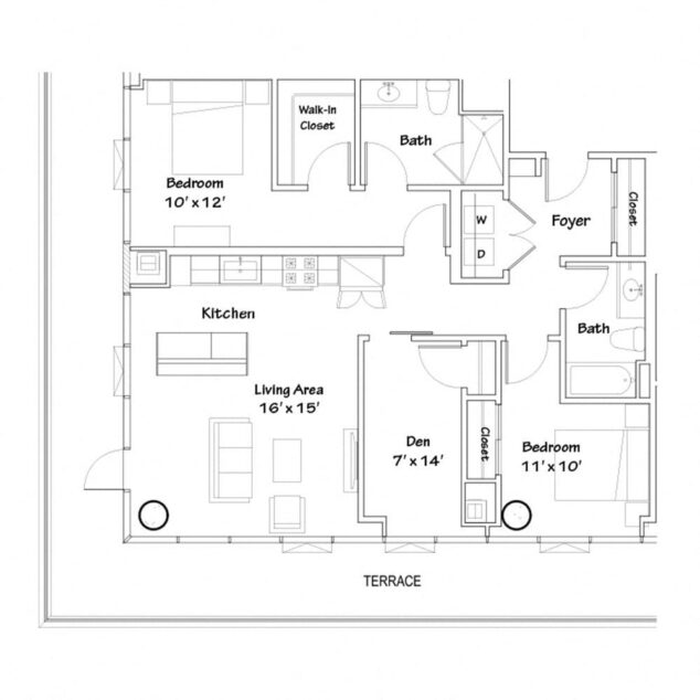 2 bedroom apartment for rent