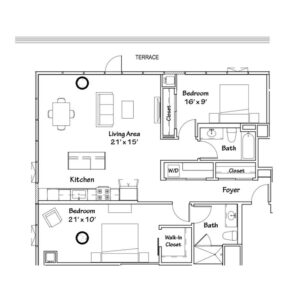 2 bedroom apartment for rent