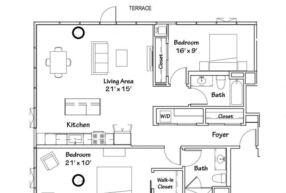 2 bedroom apartment for rent