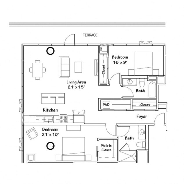 2 bedroom apartment for rent