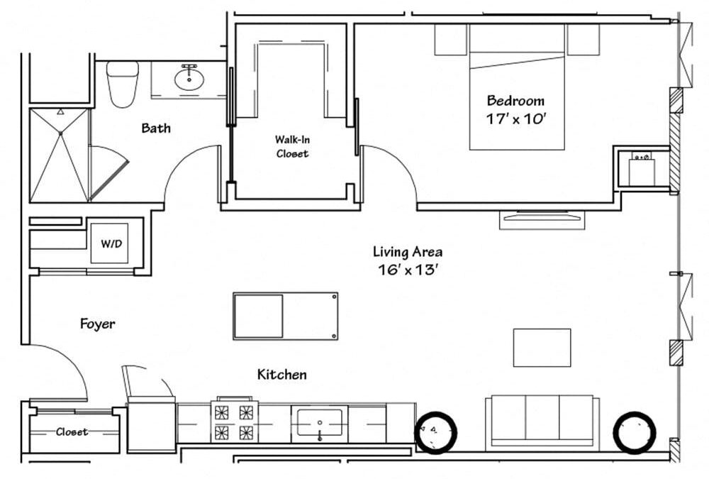 (A07) One Bedroom Apartment