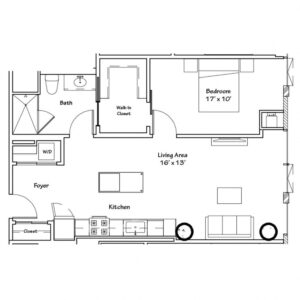 1 bedroom apartment for rent