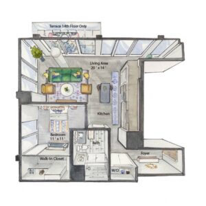 1 bedroom apartment for rent