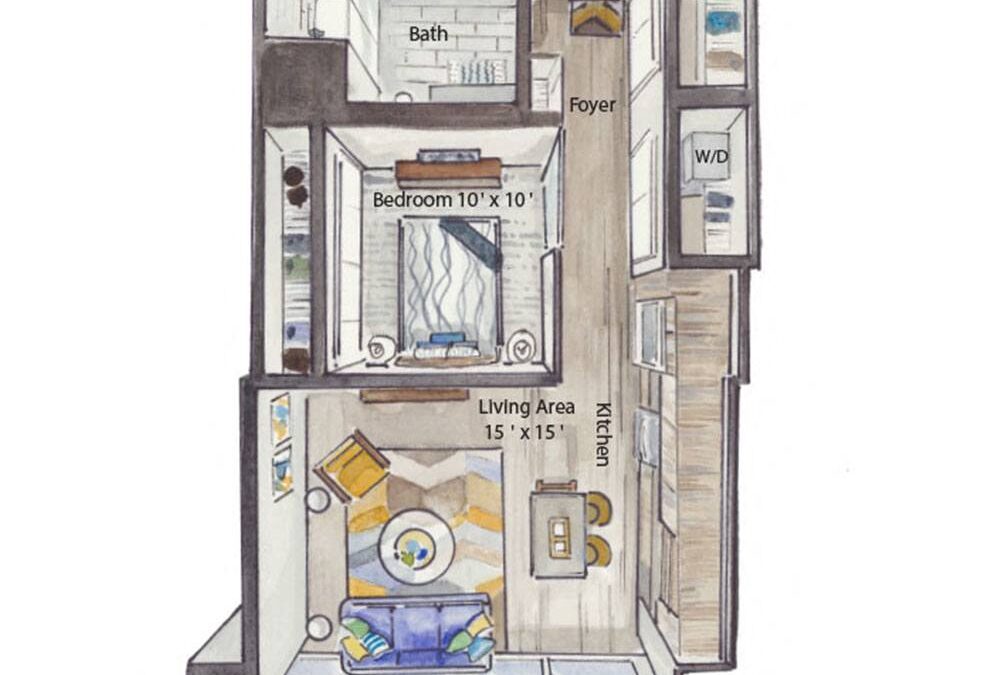 (V06) Jr. One Bedroom Apartment
