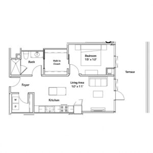 1 bedroom apartment for rent