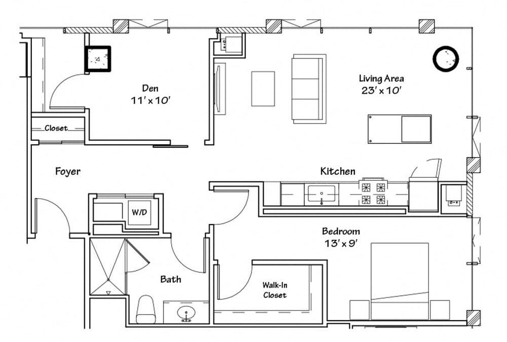 1 bedroom apartment for rent