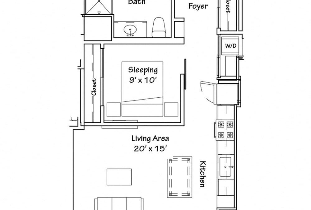(V03) Jr. One Bedroom Apartment