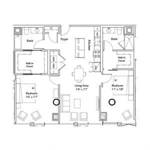 2 bedroom apartment for rent